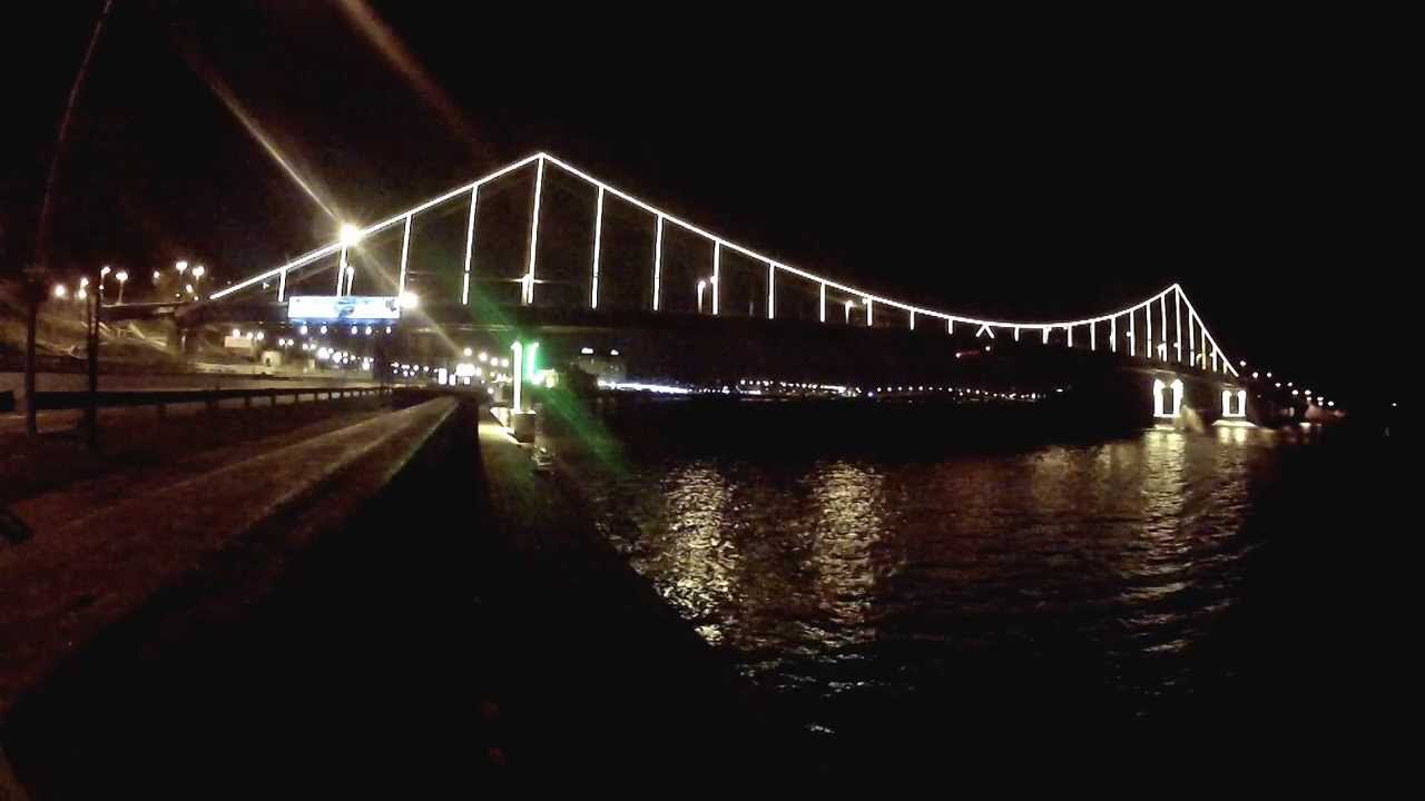 Пешеходный мост киев