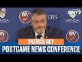 Islanders coach Patrick Roy on loss to the Wild: 'They played a better game than we did'