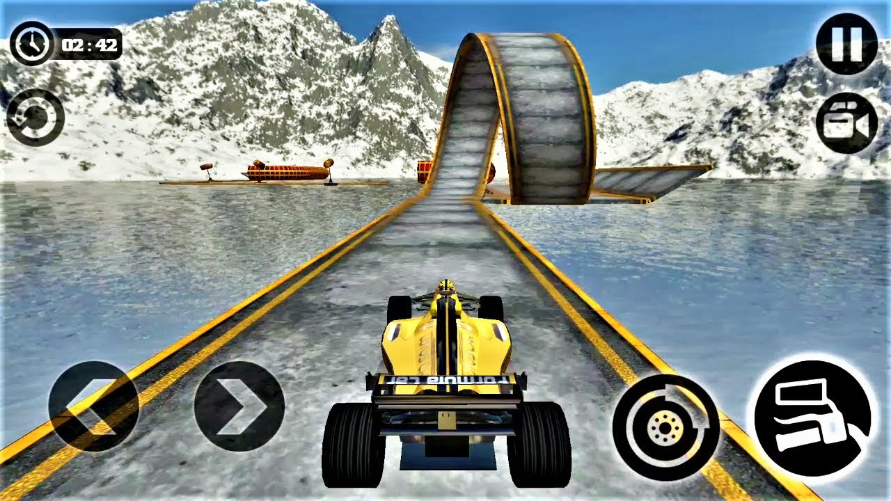 Impossible Formula Car Stunt Racing Tracks-Best Android Gameplay HD #18