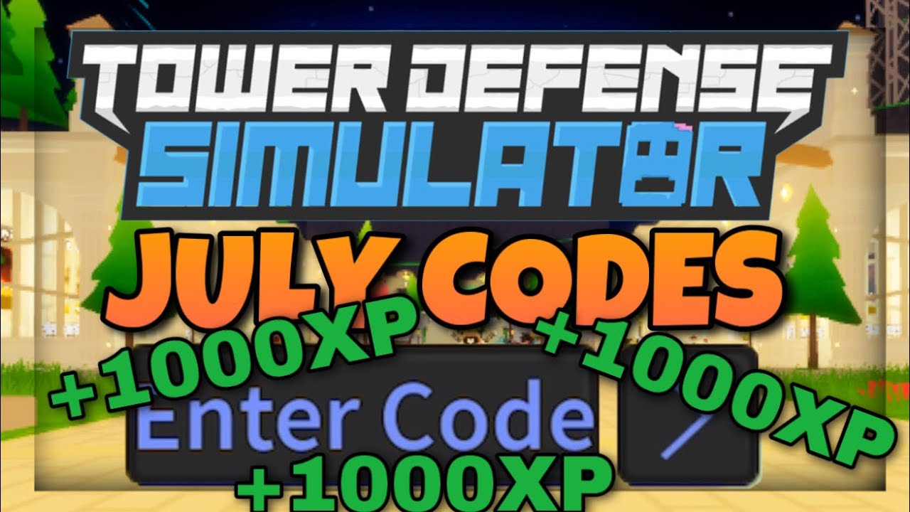 ALL NEW TOWER DEFENSE SIMULATOR CODES JULY 2020 YouTube