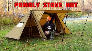 Pomoly Stove Hut Hot Tent Prototype