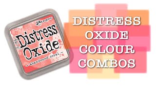 DISTRESS OXIDE COLOUR COMBINATIONS  Abandoned Coral