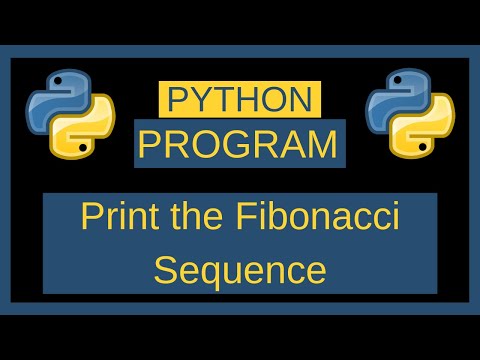Python Program to Print the Fibonacci Sequence || Python Programming || Python tutorial || #Python