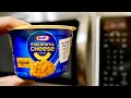 How to cook kraft macaroni and cheese microwavable dinner snack cup
