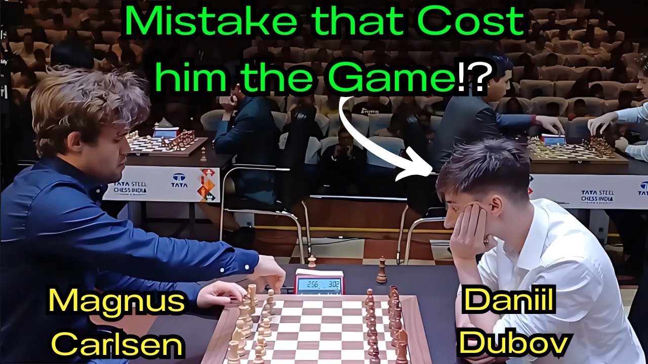 Shocking Mistake That Cost Him the Game! | Magnus vs Dubov - YouTube