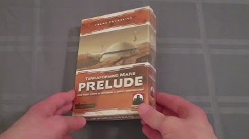 Terraforming Mars: Prelude Unboxing