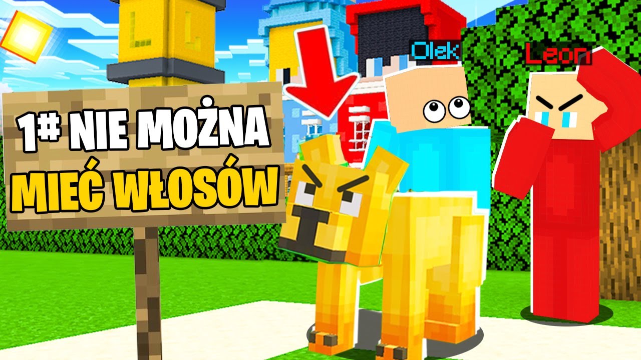 Dodaliśmy 30 GŁUPICH ZASAD na PALIONOWO w Minecraft!