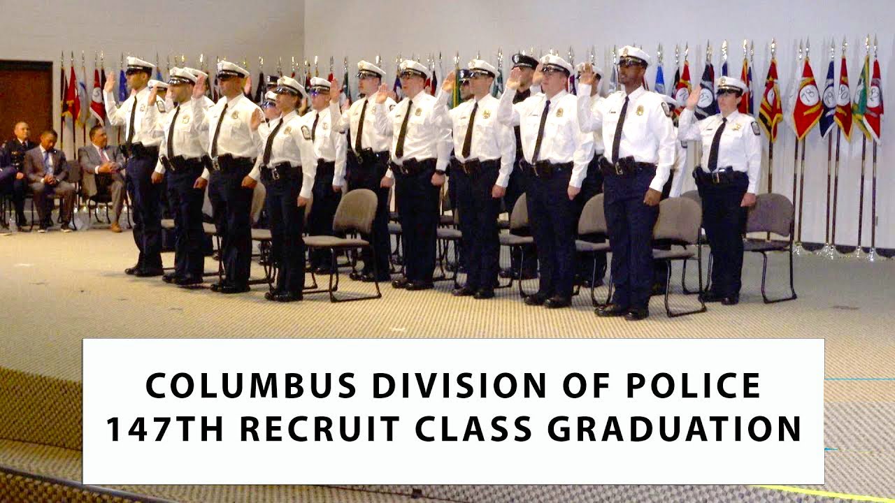 Columbus Division of Police 147th Recruit Class Graduation - YouTube