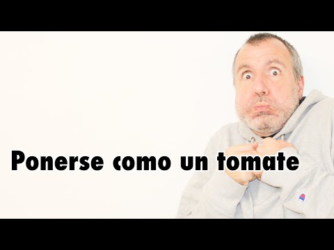 【スペイン語】#102 Ponerse como un tomate
