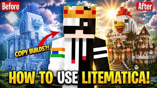 How To Use Litematica in Minecraft (Easy Hindi Tutorial)😎 2026 Mojo Launcher 🥰