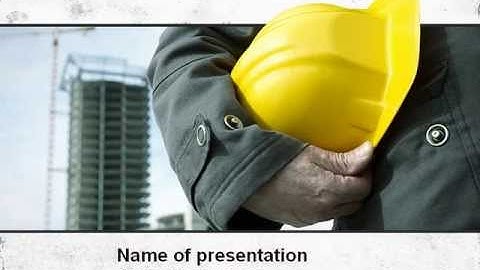 Builder PowerPoint Template by PoweredTemplate.com