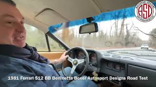 1981 Ferrari 512 BB Berlinetta Boxer Autosport Designs Road Test