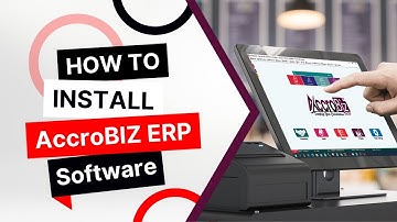 How to install AccroBIZ ERP