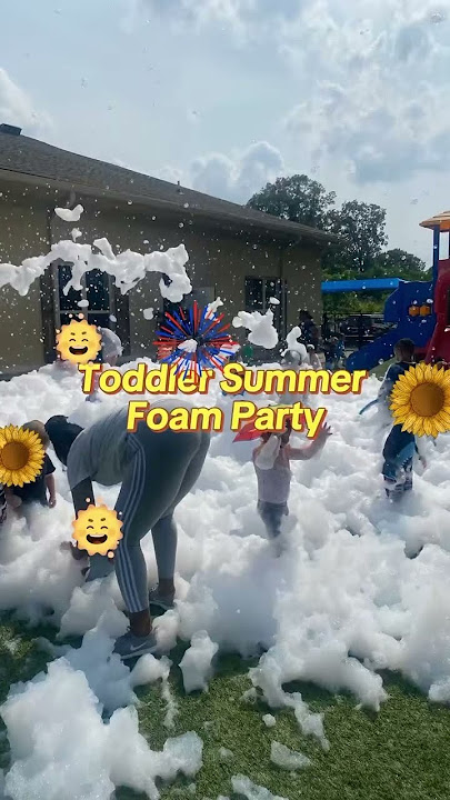 Foam Party at School!