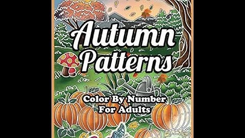 Flip Through Autumn Patterns Color by Number Book by Color Questopia