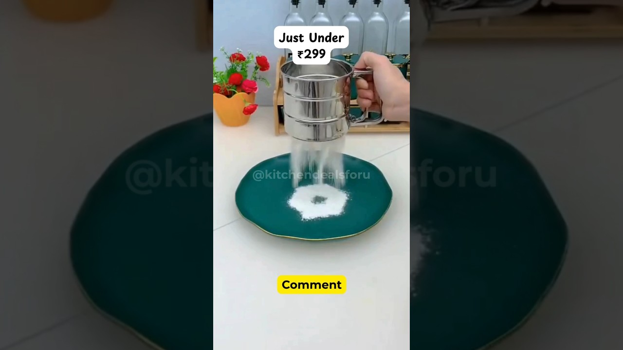 Manual Flour Sifter for Smooth Baking 🍞💨 