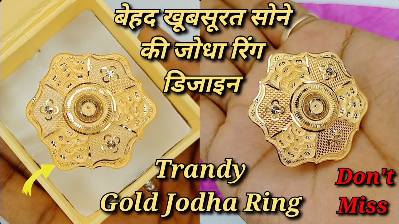 Buy Yellow Gold Rings for Women by P.C. Chandra Jewellers Online | Ajio.com