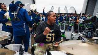 Seahawks Drumline Ft. West Point Army Drummer Guerin Williams | Sink Sink Sink