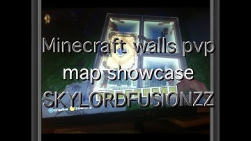 Minecraft walls pvp custom map showcase