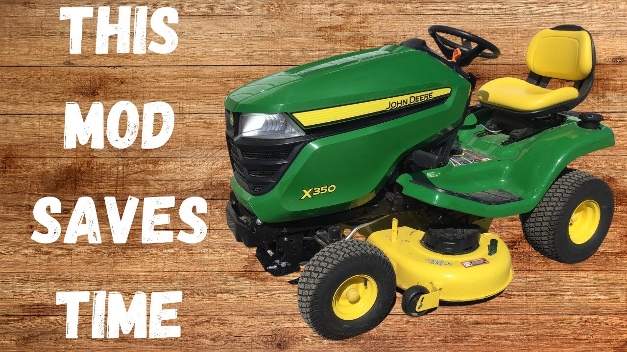 John Deere Mower Hack - Make Mowing Great Again - YouTube