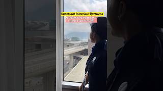 Indigo Cabin crew interview questions💙 #trending #cabincrew #fyp #viral #shortsvideo #shorts #fly