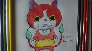 Speed Drawing Jibanyan (yo kai watch)