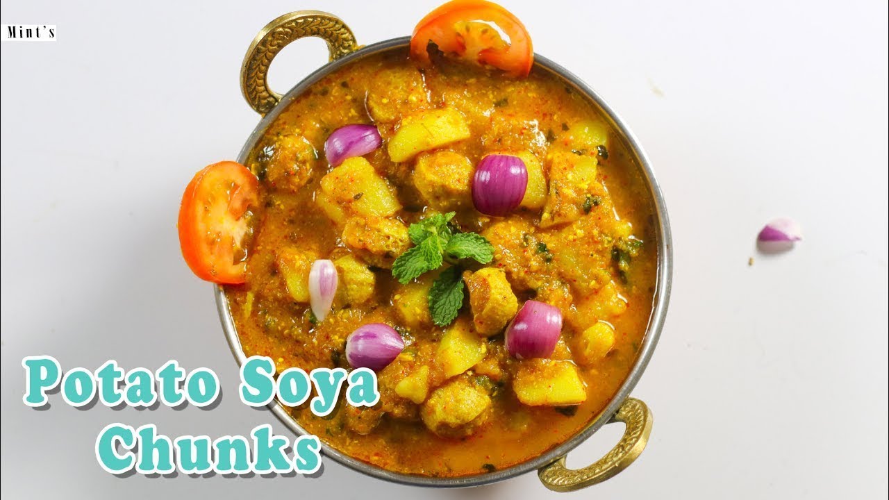 Potato Soyabean Ki Sabzi