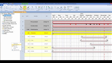Asta Powerproject v14 0 02 New Features   Display Hammocks