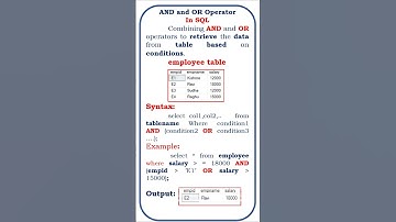 AND and OR operators combining in sql @ensolutions5210 #sql #rdbms #dbms #sqlserver #orderby