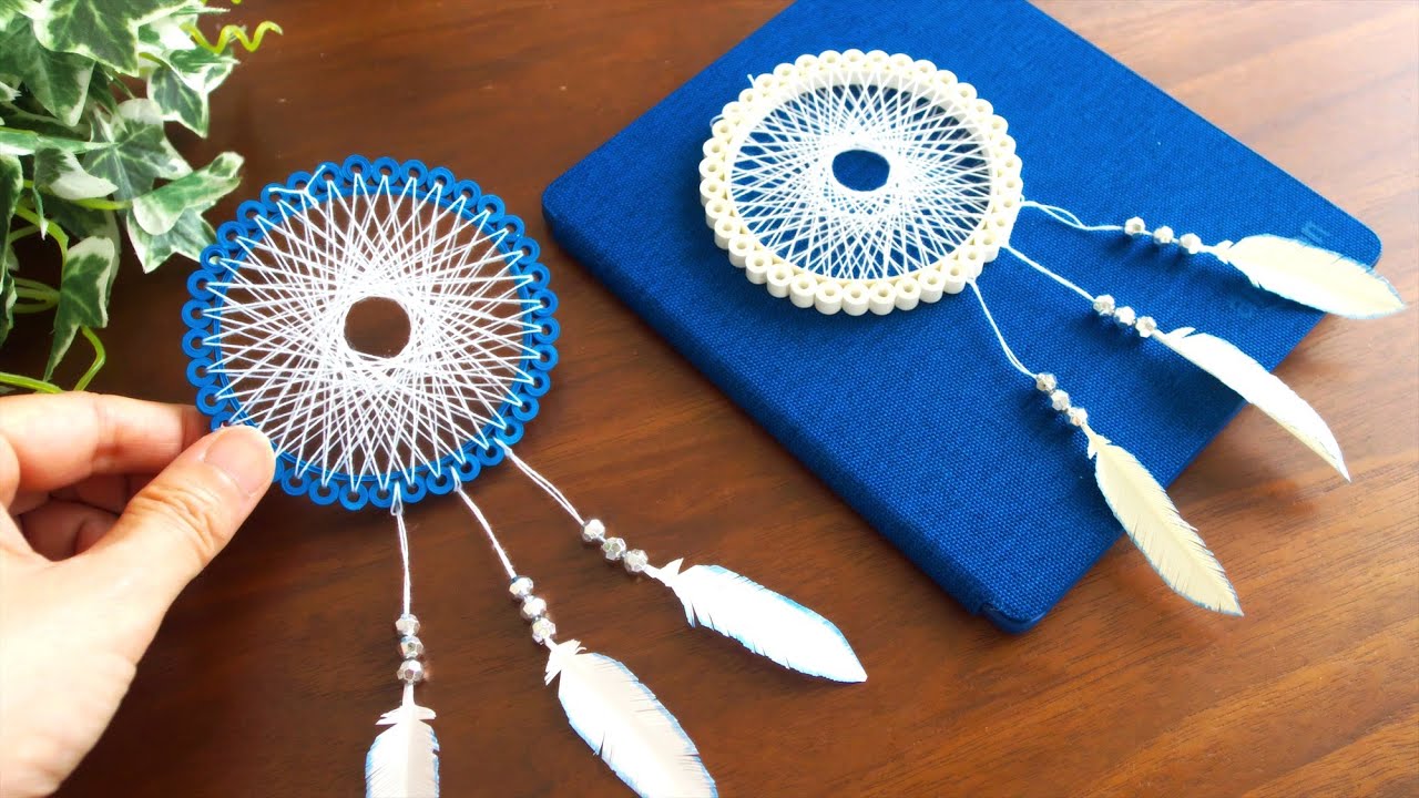 Diy How To Make A Paper Dreamcatcher Youtube