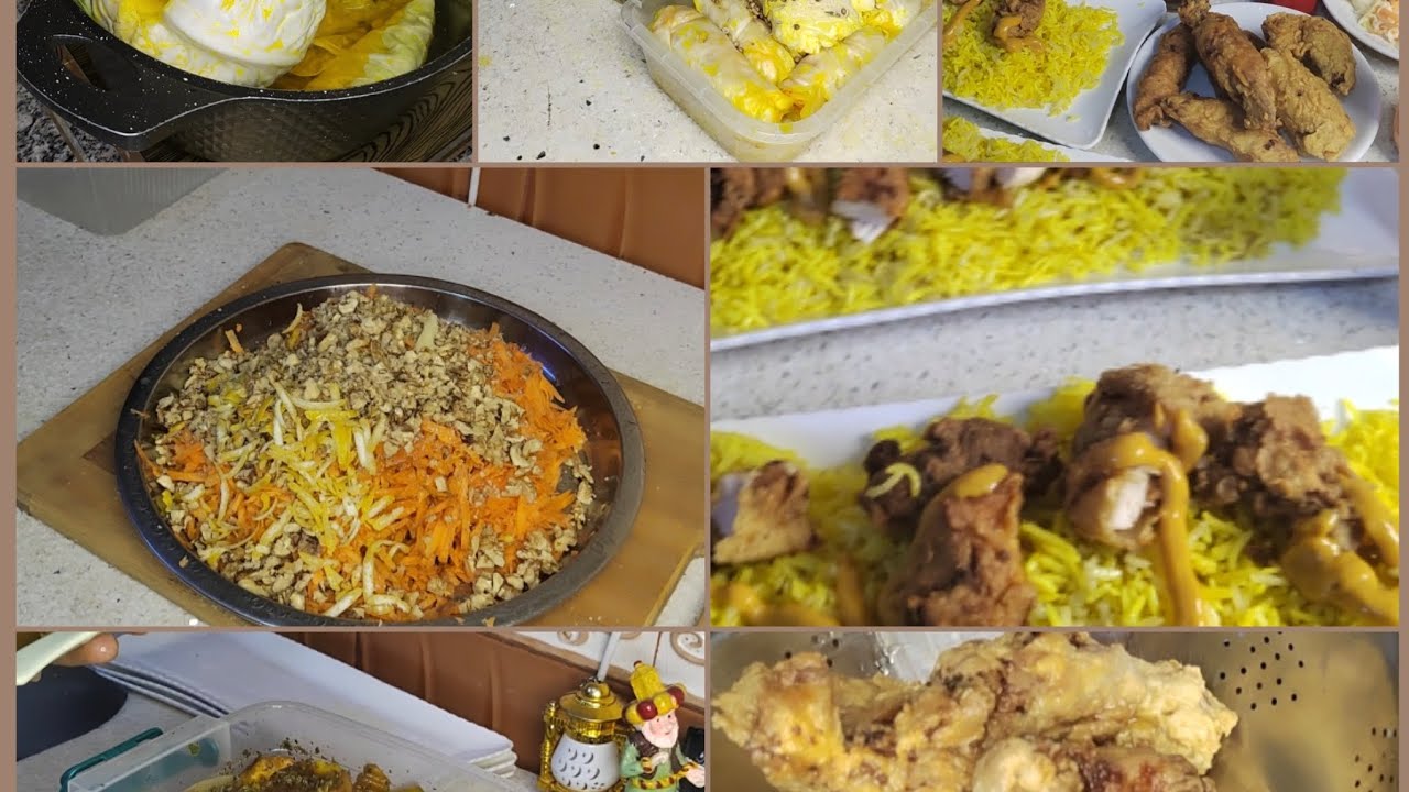 اخر فطور بشهر شعبان 👍ريزو المطاعم 🤲متبل الهانه 😋ليش يعفن طرشي🤔💓