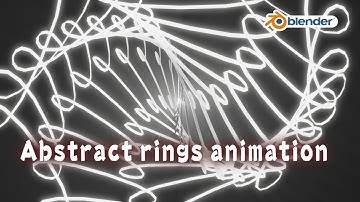 [Tut] Abstract rings pattern animation - blender animation nodes