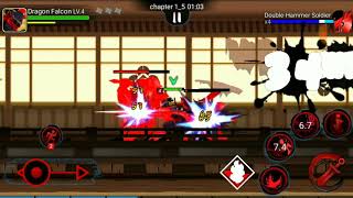 Stick man Ninja Legends shadow fighter revenger war Gameplay Android screenshot 3