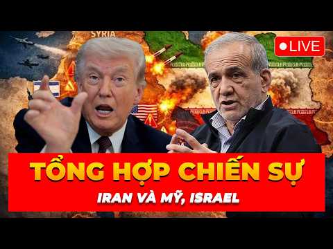 🔴 TRỰC TIẾP: Iran nã tên lửa không trượt phát nào vào Mỹ, Israel