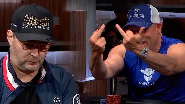 Phil Hellmuth Can't Handle Crazy Trash Talker! [Fu...