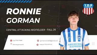 Ronnie Gorman - Central Attacking Midfielder - Fall 26