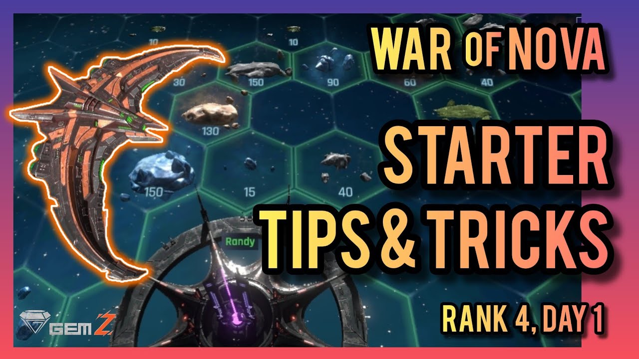 War of Nova 4 HUGE Tips & Tricks - Complete Beginners Guide LOTR RTW 1.0 Space
