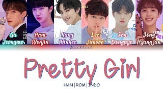 [PRODUCE X 101] CRAYON (크레파스) - 이뻐이뻐 (Pretty Girl) (HAN/ROM/INDO Color Coded Lyrics/가사) chords