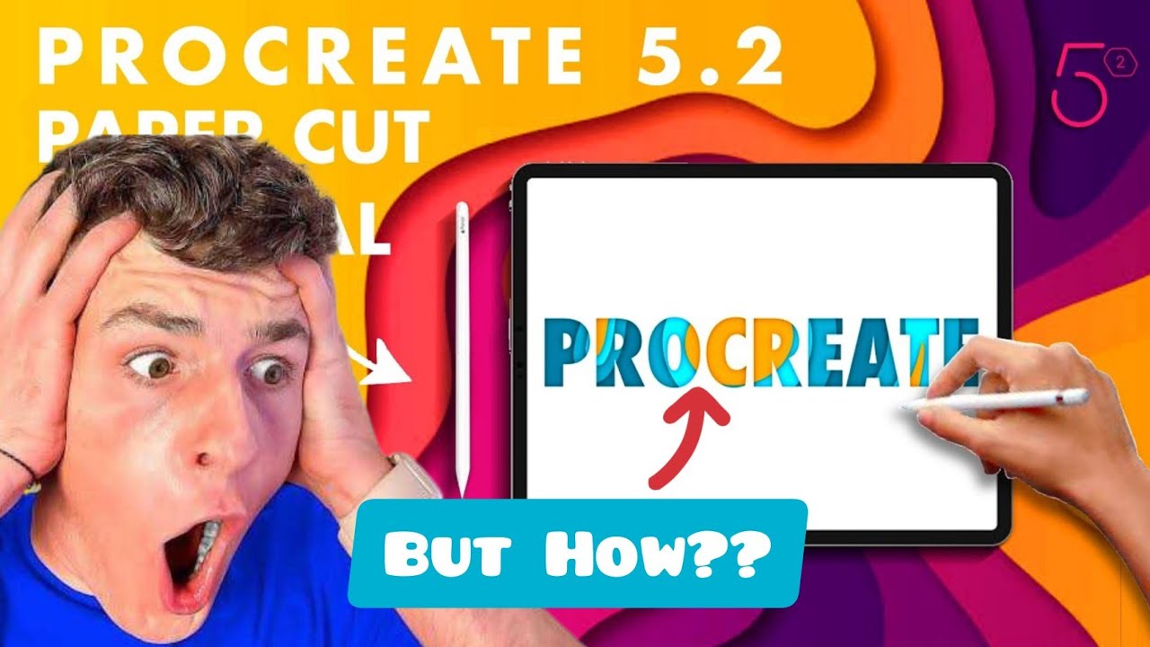 Paper Cut Effect in 6 minutes | Procreate 5.2 tutorial - YouTube