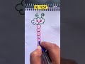 Drawing  a checkered path with numbers 1 to 10#maths#shorts#quiz#drawing#line#games #funny