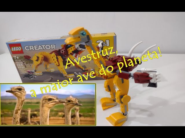Lego Creator 31112 Wild Lion 3in1 - Avestruz - YouTube