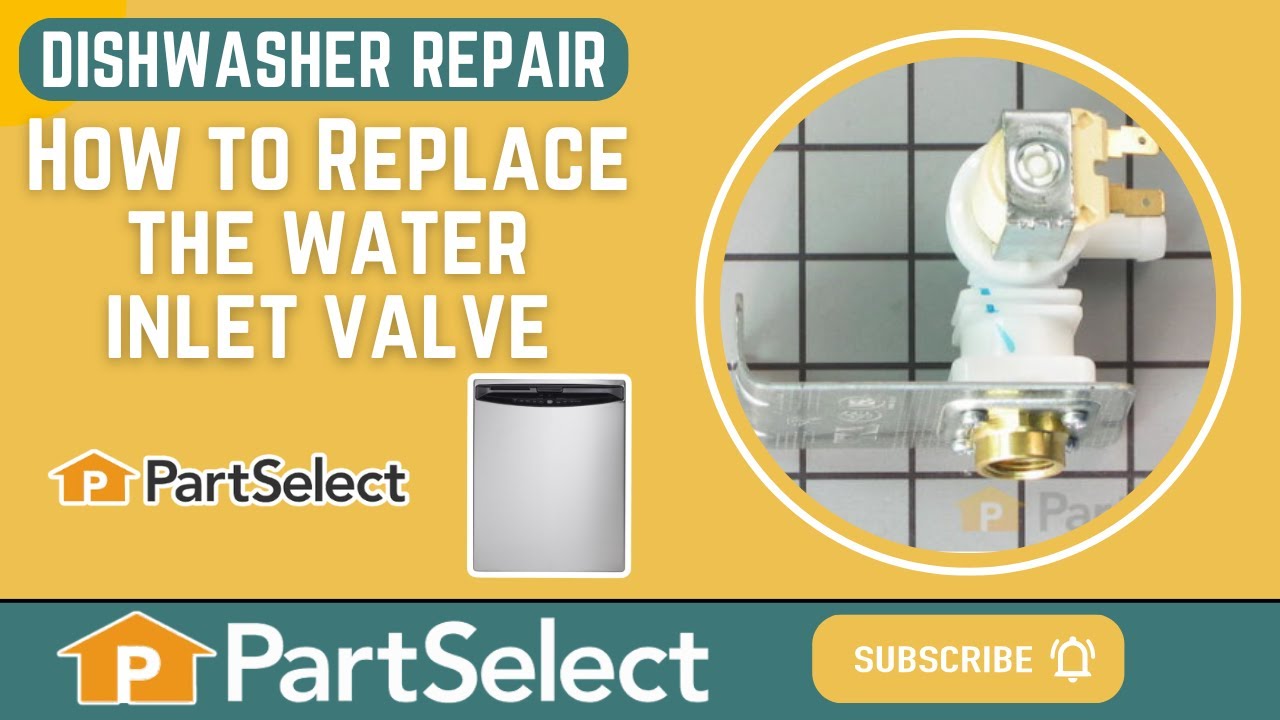 Dishwasher Repair How to Replace the Water Inlet Valve YouTube