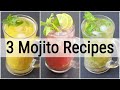 3 mojito recipes    virgin mojito  summer drinks  skinny recipes