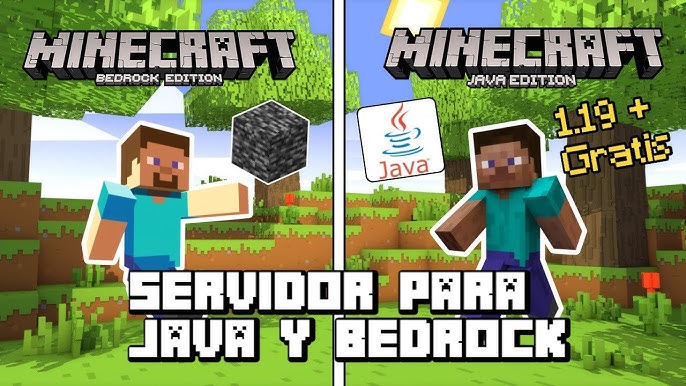 Como Jogar MINECRAFT JAVA E BEDROCK JUNTOS! (RazeHost) 