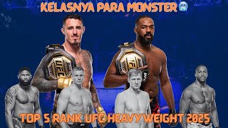 Top 5 Petarung Kelas Heavyweight UFC 2025! Siapa Raja Oktagon Tahun Ini? #ufc #mma #top5