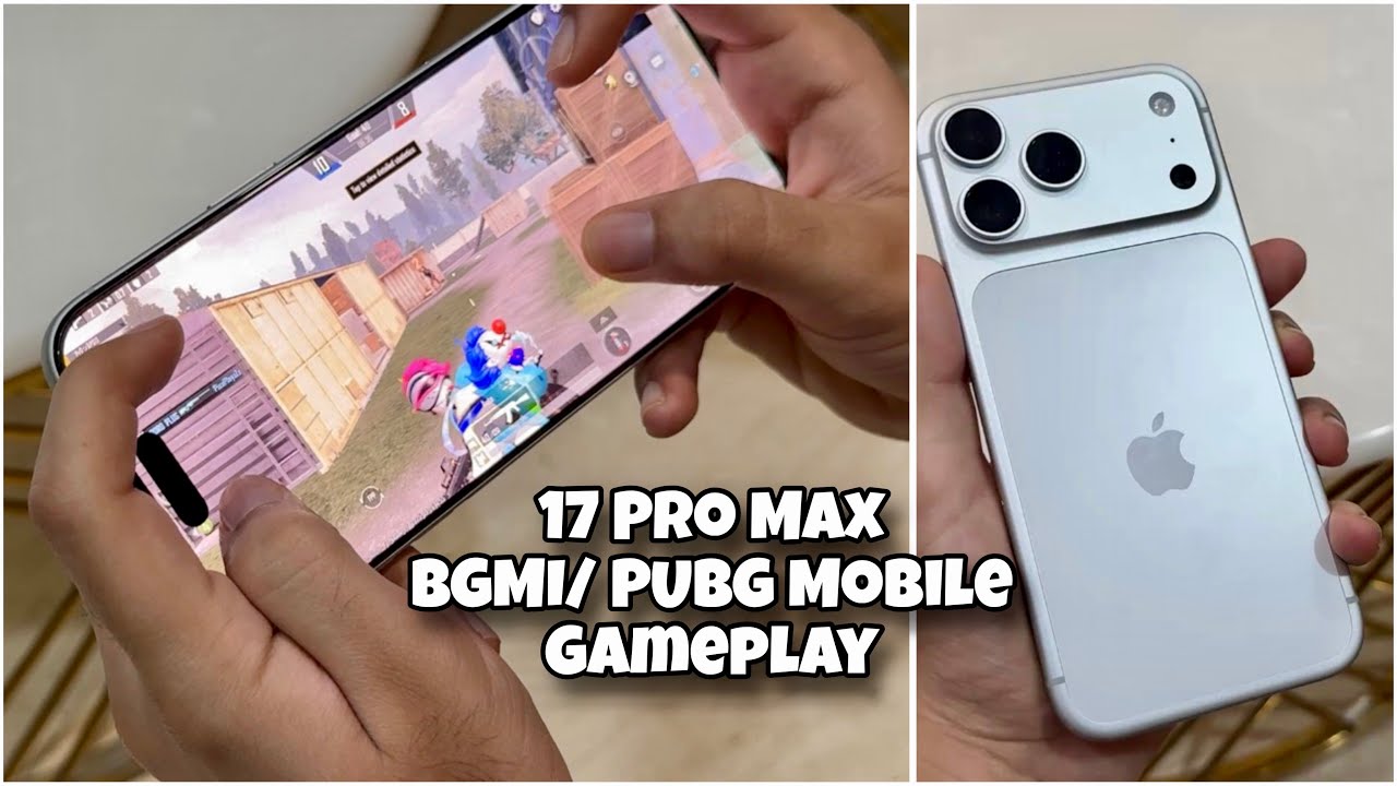 Тестовый геймплей iPhone 17 Pro Max BGMI/PUBG Mobile | 4 Finger Claw