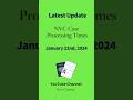 NVC Case Processing Times For Jan. 22nd, 2024! #immigration #youtubeshorts #shortsfeed #shortsviral