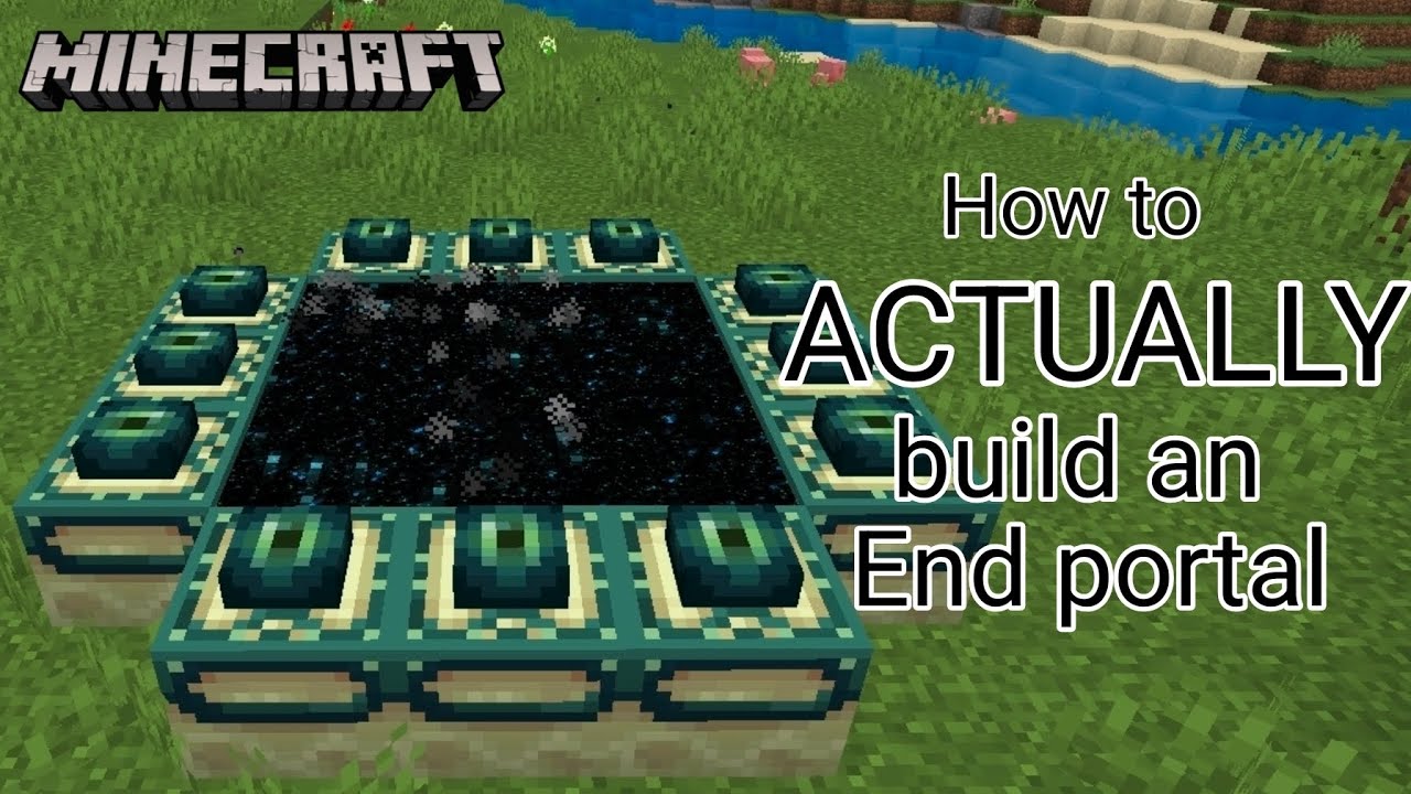 How to ACTUALLY build an End portal in Minecraft - YouTube