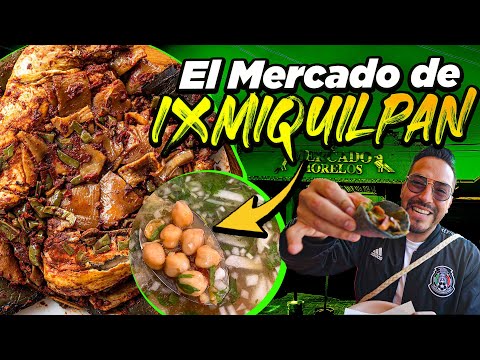 El delicioso CHICHARRÓN DE RES y XIMBO en el Mercado Morelos