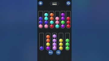 Ball Sort by Infinite Joy: Levels 5842, 5843, 5844
